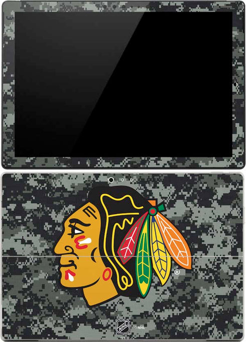 NHL Chicago Blackhawks Camo Surface Pro (2017) Skin
